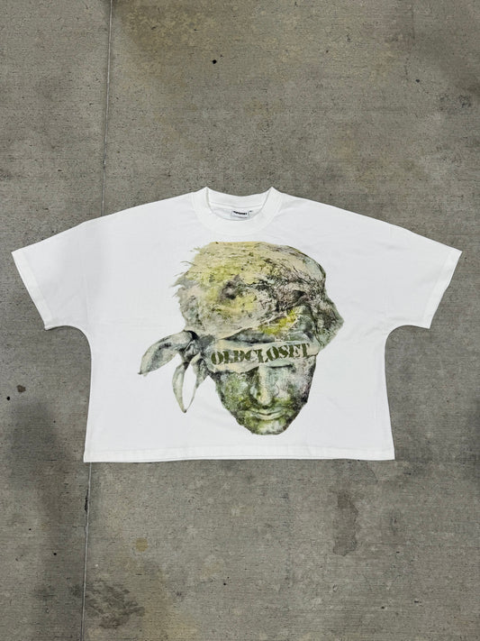 White Camo Face Tee